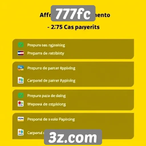Métodos de pagamento disponíveis no 777fc